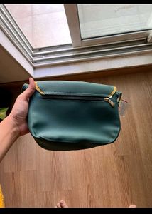 New Baggit Sling Bag In Unique Green Color