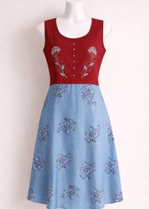 Floral Embroidered Dress