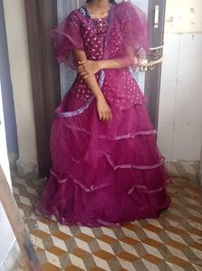 A Purple Lehenga