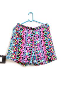 Printed Co ord Set - Shrug and Shorts