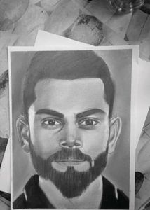 Virat Kohli Portrait Draw