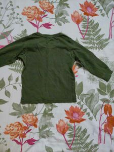 Baby Top Olive Colour