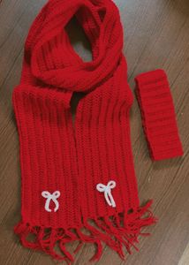 Red Micasa Scarf