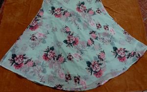 Very Beautiful Long Said Kat Kurti With Skirts