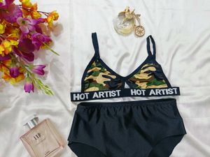 🇭🇲💫♥️Camouflage bra penty set