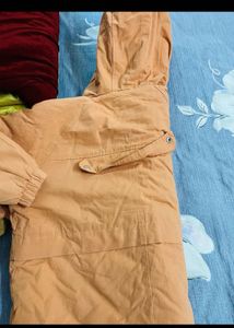 Tan Hooded Jacket