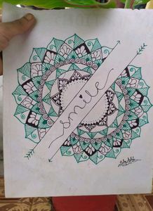 Smile Mandala Art