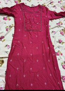 Elegant Pink Kurta