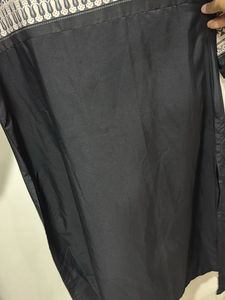 Patterned Black Kurti