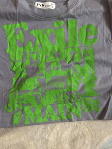 Gray Graphic Print T-Shirt