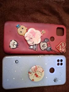 Redmi 9 Mobile covers with mobile holder of studying while watching video