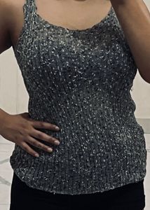 Gray top  (Free Size)