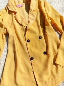 Clearance Sale‼️ Mustard yellow Summer Wear Blazer