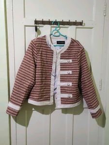 Houndstooth Pattern Jacket