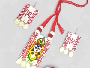 Handcrafted Durga Puja Jewellery Set