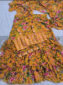 Indo Western Saree