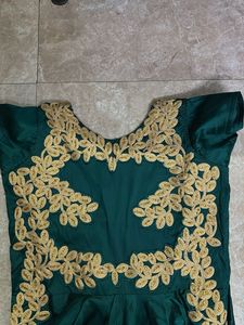 Green Ethnic Gown