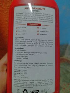 Anti dandruff Shampoo 1 Liter