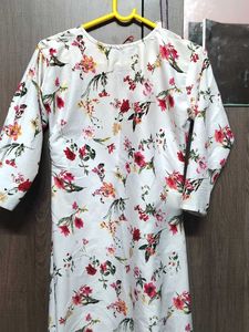 Floral Print Kurta