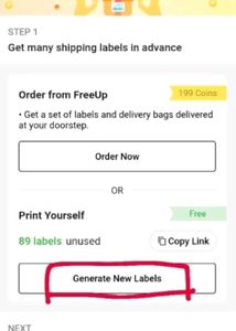 40pcs Both Non Sticky Courier &amp; Fragile Labels