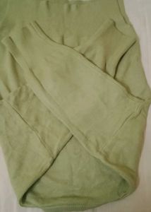 Green Knit Pullover