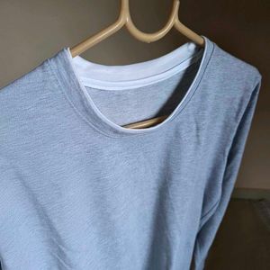 Light Grey Tshirt With No Any Damage Or Usage Mark