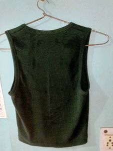 Tank Crop Top Round Neck