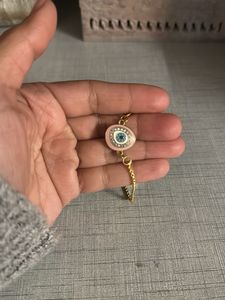 Evil Eye &amp; Pearl Bracelet