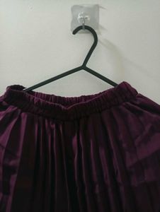 Elegant Purple Striped Pants