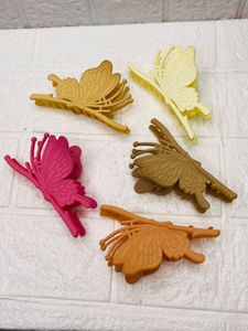 Butterfly Hair Clips - Set of 5