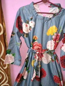 Floral Print Maxi Dress