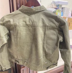 Bottle Green Jacket Full Sleeves