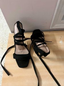 Tie Up Ankle Heels