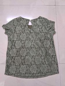 Green Lace Top