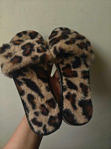 Size 37 Fur Flip Flops