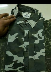 Wrogn Original Camouflage Men Shirt