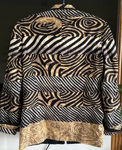 Designer Jacqueline De Yong Zebra Print Jacket