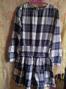 Charming Checkered Dress! ❤️