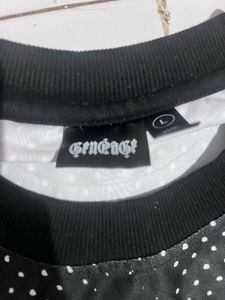 Graphic Print Mesh T-Shirt