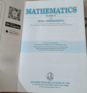 R.D. Sharma Mathematics Class X
