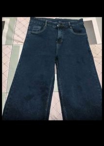 High waisted straight jeans for women girls