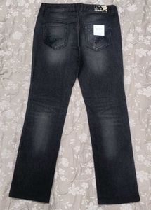 Cubus Embroidered Dark Wash Jeans