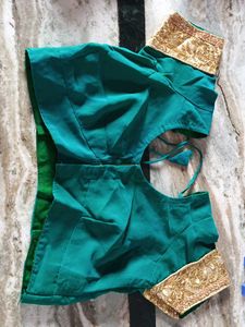 Green Saree.