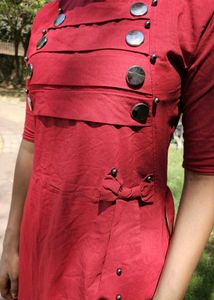 Maroon Dress 👗