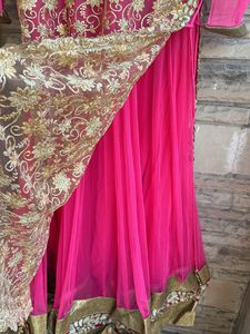 Heavy Work Anarkali Suit With Dupatta And Pajami