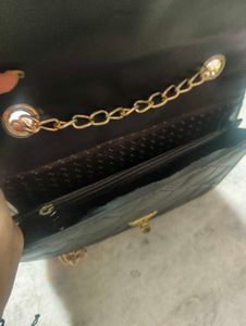 Black Golden Chain Bag