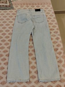 Light Wash Wide Leg Jeans