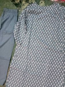Krti Plazzo Set Grey Printed