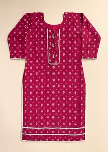 The Elegant Rose Pink Kurta