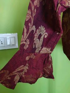 Cotton Linen  Blouse, New With Tag